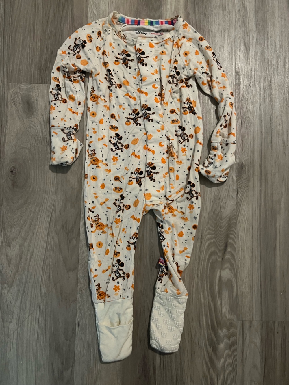 Magnetic me Disney Halloween convertible footie